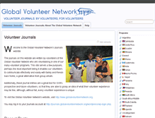 Tablet Screenshot of journals.globalvolunteernetwork.org